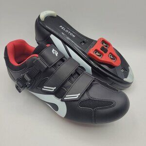 Peloton Spin and Road Cycling Shoes w/Cleats Men's Sz 10 EU 43 Black NICE